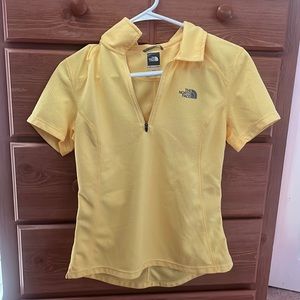 Yellow, North Face shirt, Medium in Women’s